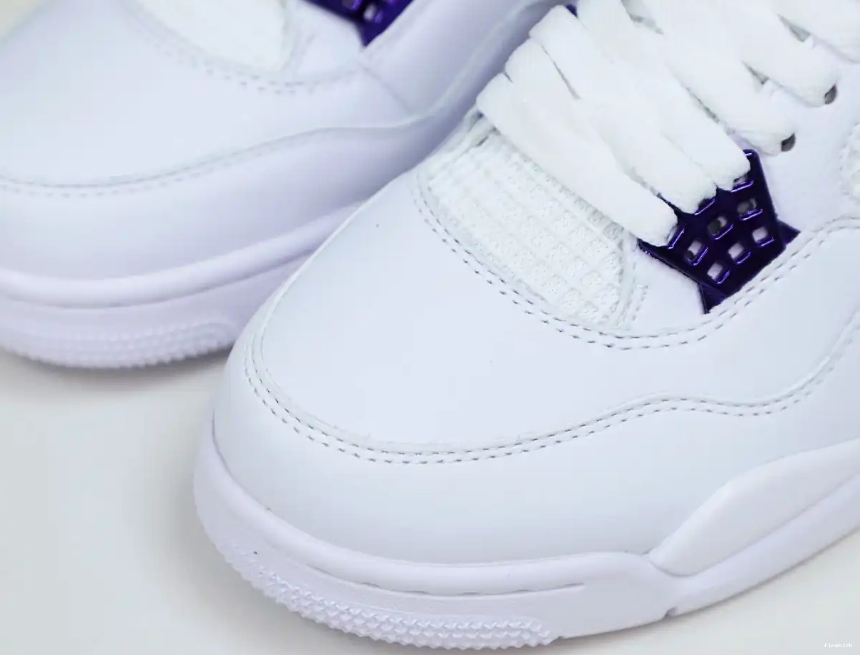 4 AIR PURPLE JORDAN METALLIC 0531